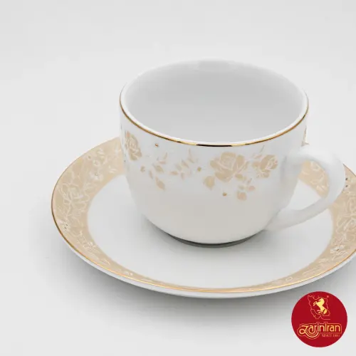 قیمت سرویس چای خوری گلدن رز  چینی زرین 12 پارچه