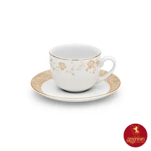 خرید سرویس چای خوری گلدن رز  12 پارچه چینی زرین