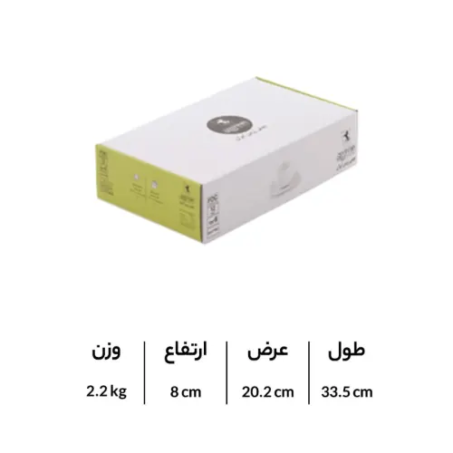 بسته بندی چینی زرین سرویس 12 پارچه چای خوری کواترو مونت کارلو طلایی