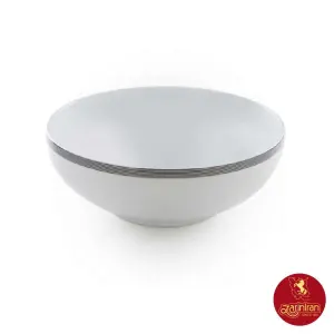 پیاله چینی زرین ایتالیا اف طرح سیلور لاینر سایز 25