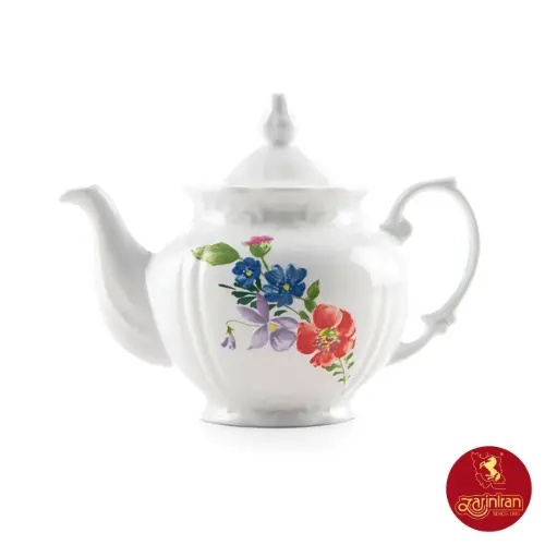 قوری چینی زرین چهار ترک طرح گرانادا