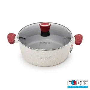 قابلمه سایز 24 فورته روبینا کرم گرانیتی وارداتی