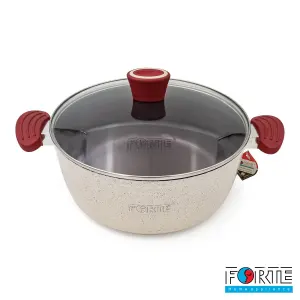 قابلمه سایز 28 فورته روبینا کرم گرانیتی فورته وارداتی