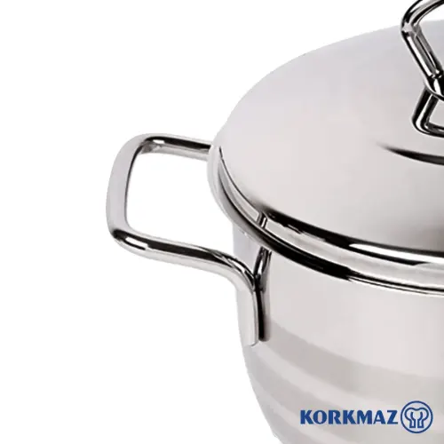 سرویس قابلمه استیل کرکماز 9 پارچه A1900