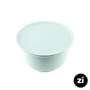 پیاله در دار چینی زرین زی سایز بزرگ پاستل سبز