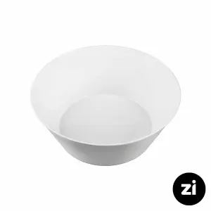 پیاله چینی زرین Zi فرم اس سفید سایز 18