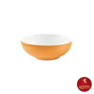 پیاله چینی زرین ایتالیا اف طرح نارنج سایز 22