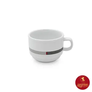 فنجان چینی زرین هتلی 49 سایز 8 طرح وگاس