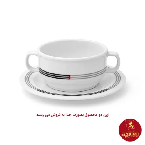 زیر پیاله چینی زرین 16 سانتیمتری هتلی 49 وگاس