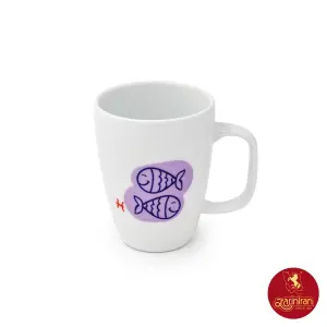 ماگ چینی زرین سوئدی طرح ماه تولد اسفند