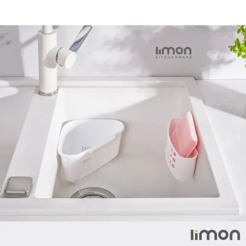 سبد تفاله گیر لیمون مدل یاس چاپدار