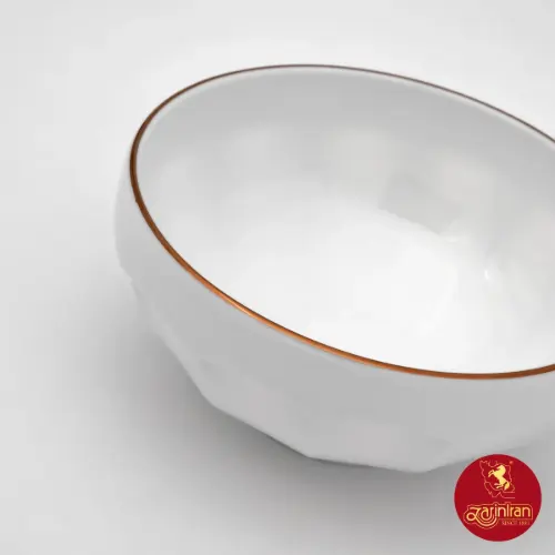 سرویس 7 پارچه پیاله چینی زرین نئوکلاسیک طرح زرین رزگلد