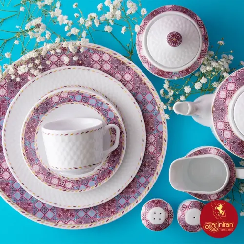 قیمت سرویس چینی زرین رادیانس توسکانی 12 نفره 102 پارچه