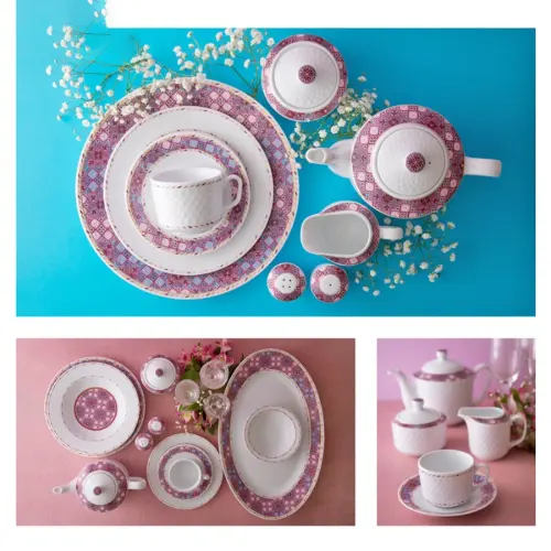 ویژگی سرویس چینی زرین رادیانس توسکانی 12 نفره 102 پارچه