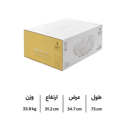 سرویس چینی زرین رادیانس توسکانی 12 نفره 102 پارچه