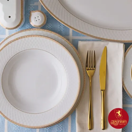 بشقاب سرویس چینی زرین رادیانس سپینود 12 نفره 102 پارچه