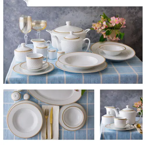 چیدمان سرویس چینی زرین رادیانس سپینود 12 نفره 102 پارچه