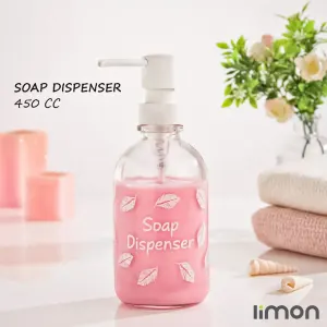 جا مایعی گرد پلاستیکی 450cc لیمون