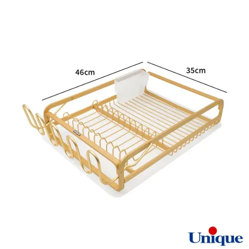 آبچکان یک طبقه آلومینیوم رنگ طلایی یونیک UN-2640