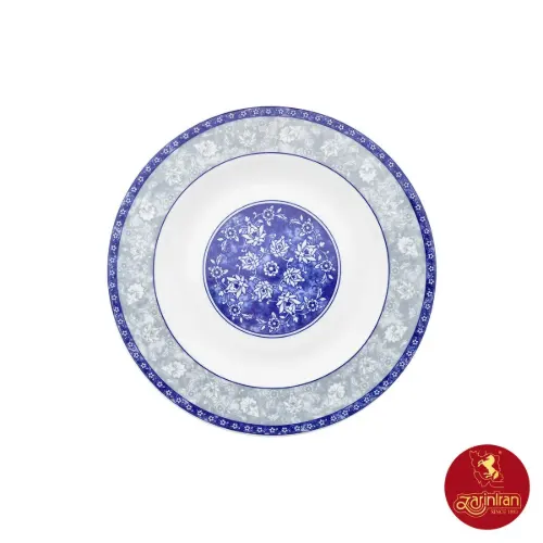 بشقاب پیش دستی چینی زرین ایتالیا اف طرح اصفهان 6 عددی سایز 19