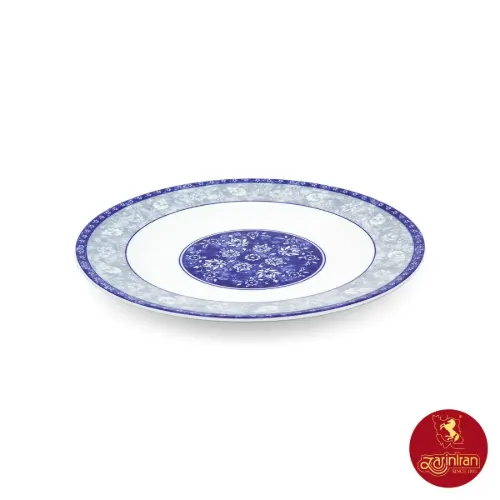 بشقاب پیش دستی چینی زرین ایتالیا اف طرح اصفهان 6 عددی سایز 19
