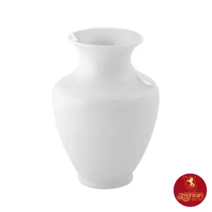 گلدان چینی زرین مدل رعنا سفید سایز 23 بزرگ