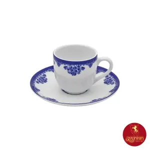 سرویس 12 پارچه قهوه خوری چینی زرین ایتالیا اف طرح فلورانس