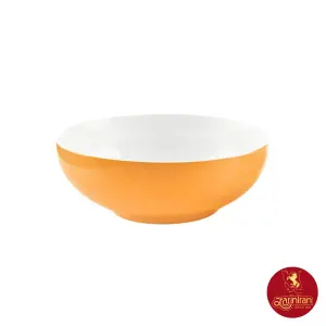 پیاله چینی زرین ایتالیا اف طرح نارنج سایز 25