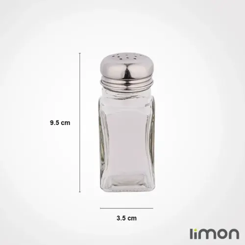 ست ظرف آبلیمو و نمک پاش مستطیل لیمون