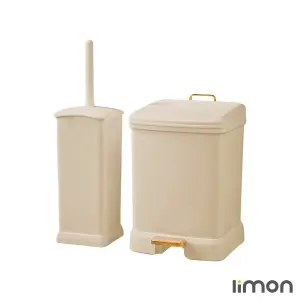 سطل و فرچه چهارگوش 4.5 لیتری لیمون