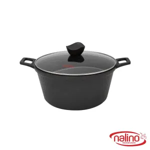 قابلمه گرانیتی نالینو مدل دنیز سایز 28 مشکی