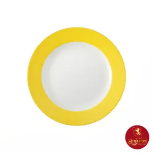 بشقاب تخت چینی زرین ایتالیا اف طرح آفتاب سایز 27