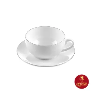 سرویس سرو کاپوچینو و لاته چینی زرین طرح سمن  12 پارچه