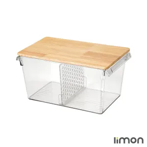 نظم دهنده یخچال در چوبی لیمون 6 لیتر