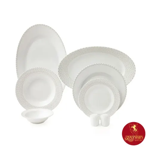 سرویس چینی زرین رادیانس طرح لیون 6 نفره 28 پارچه