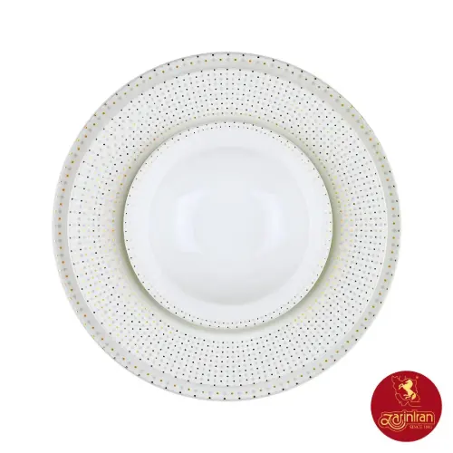سرویس چینی زرین رادیانس طرح لیون 6 نفره 28 پارچه