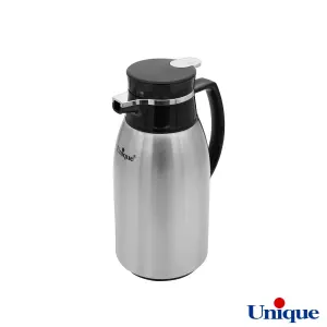 فلاسک یونیک 1 لیتر استیل شیشه صورتی UN-1851