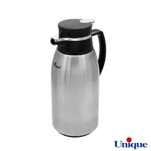 فلاسک 1.9 لیتر استیل شیشه صورتی یونیک UN-1857