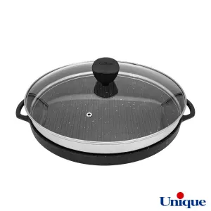 تابه گریل چدنی یونیک گرد 34 سانتیمتری UN-6029
