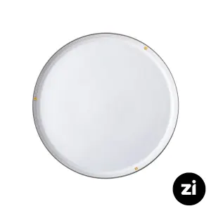 بشقاب تخت چینی زرین (Zi) فرم اس اپرا سایز 24