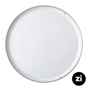 بشقاب تخت چینی زرین (Zi)  فرم اس اپرا سایز 33