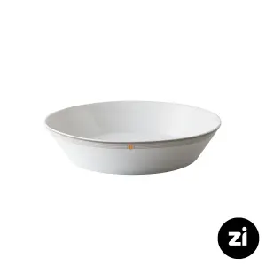 بشقاب گود چینی زرین فرم اس طرح اپرا سایز 19