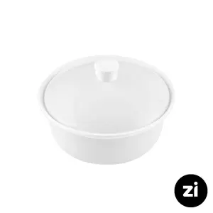 قابلمه چینی زرین مارک زی Zi سفید سایز 21