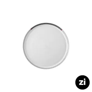 بشقاب تخت چینی زرین زی فرم اس وگاس قرمز سایز 9