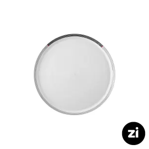 بشقاب تخت چینی زرین زی فرم اس وگاس قرمز سایز 12