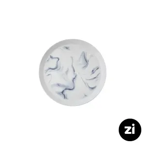 بشقاب تخت چینی زرین Zi فرم اس طرح بلو استون سایز 9