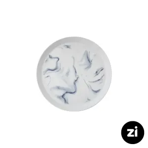 بشقاب تخت چینی زرین Zi فرم اس طرح بلو استون سایز 12