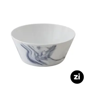 پیاله چینی زرین Zi فرم اس بلو استون سایز 24