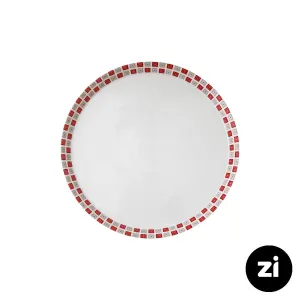 بشقاب تخت چینی زرین Zi فرم اس طرح روشان سایز 18