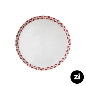 بشقاب تخت چینی زرین Zi فرم اس طرح روشان سایز 21